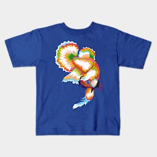 Betta fish popart Kids T-Shirt